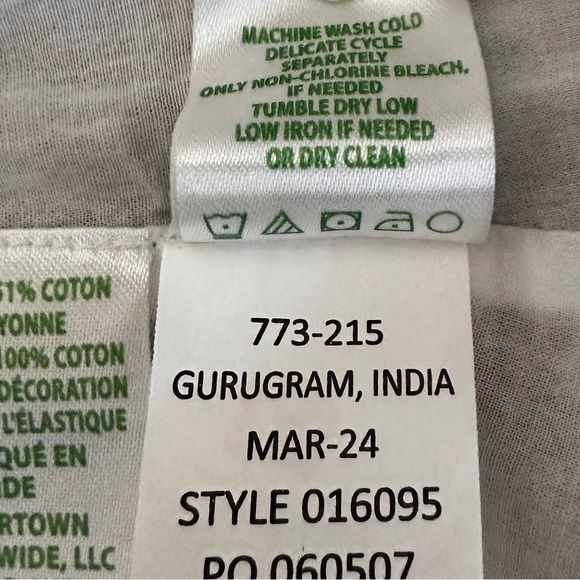 Lilly Pulitzer Kelvina Blue Strapless Smocked Bodice Dress with Ruffled Tiers  L - Picture 11 of 13